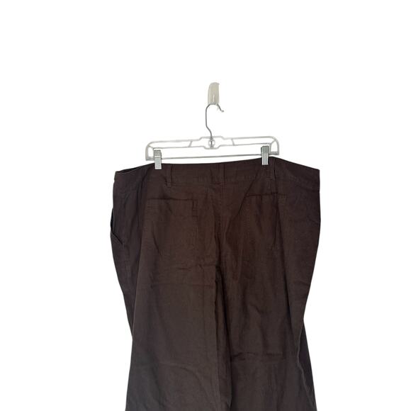 NWT Merona Plus Brown Basic Granola Girl Gremlincore Straight Leg Pants Size 24W - Picture 6 of 12
